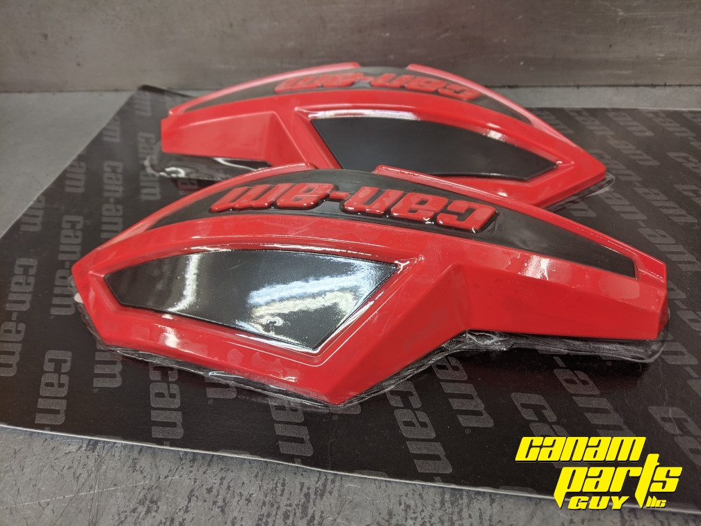 Red-Black Handlebar Wind Deflector - Image 3